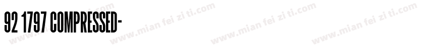 92 1797 COMPRESSED字体转换